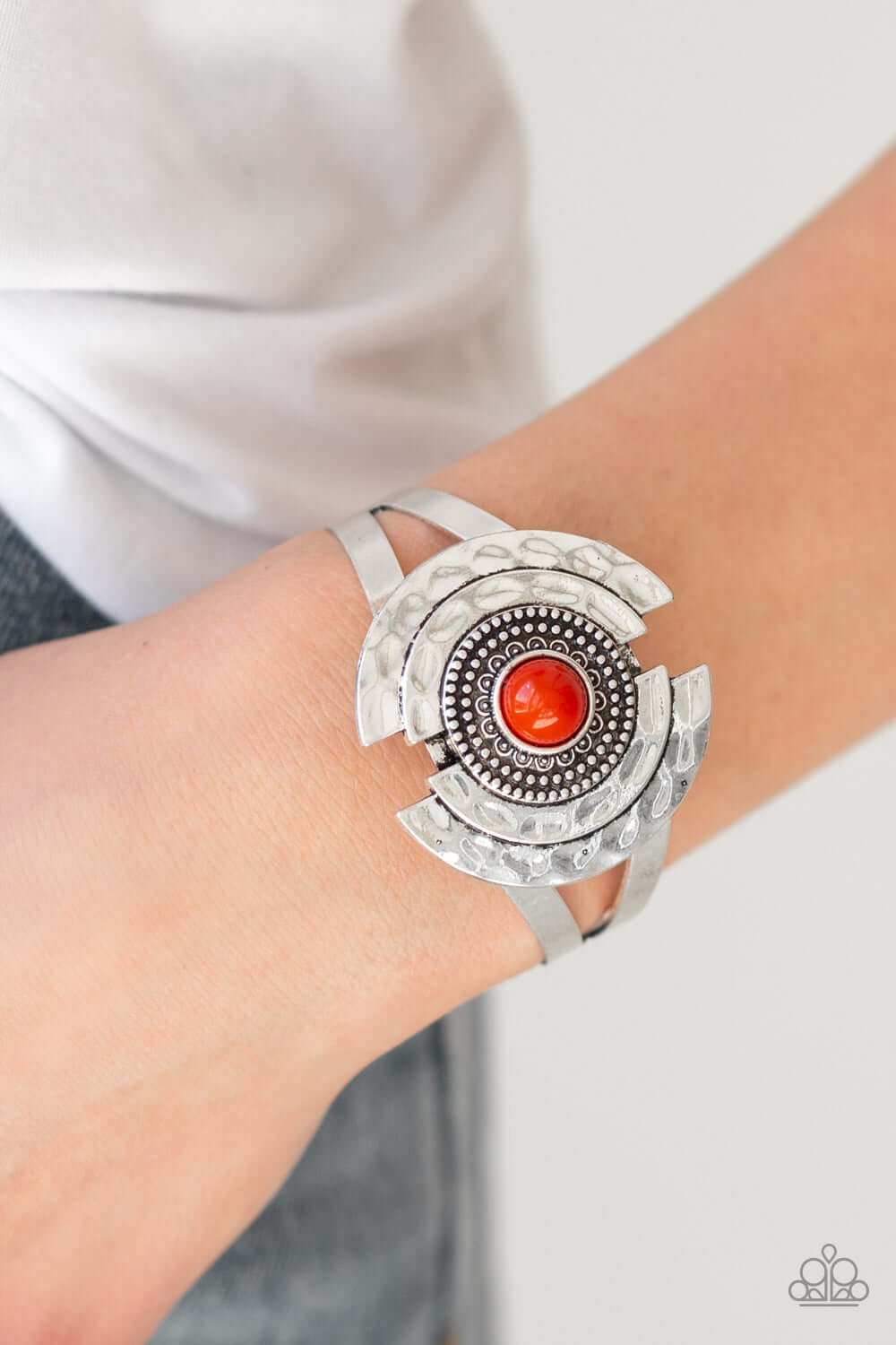 Paparazzi Accessories ✽ Incredibly Indie - Orange Bracelet✽Flat Rate Ship $4.50✽ - Image #2