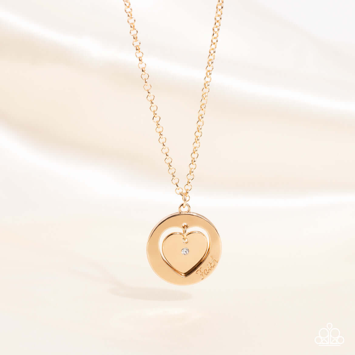 Paparazzi Accessories ❋Heart Full of Faith - Gold Necklace❋ Flat Rate Ship $4.50❋ - Image #4