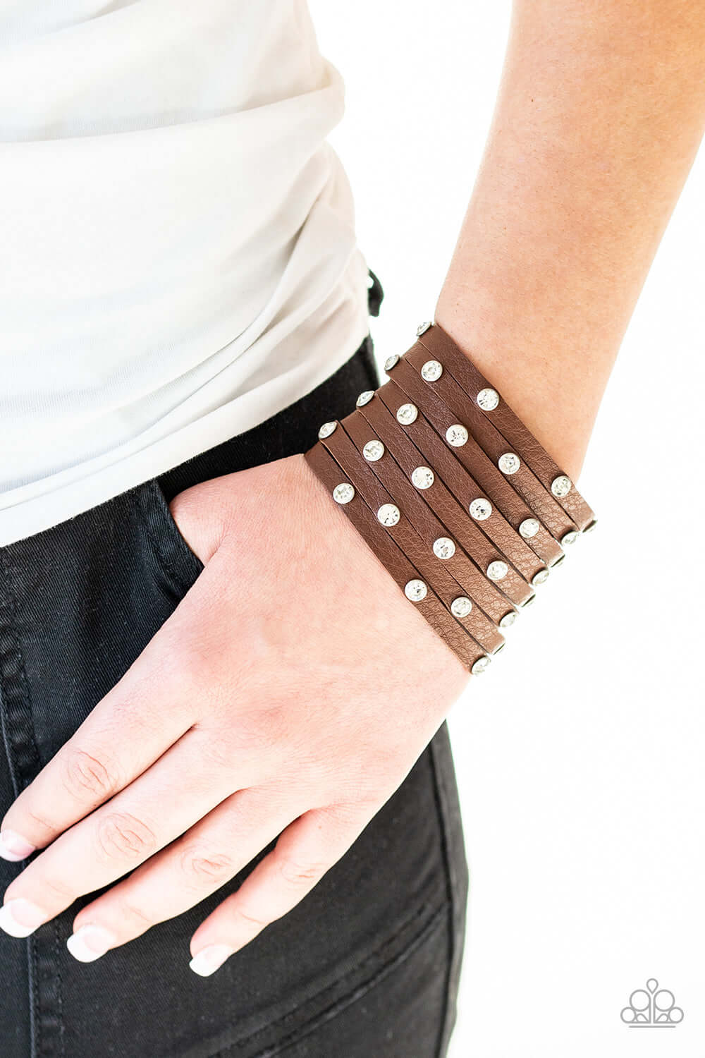 Paparazzi Accessories ✽ Sass Squad - Brown Bracelet✽Flat Rate Ship $4.50✽ - Image #2