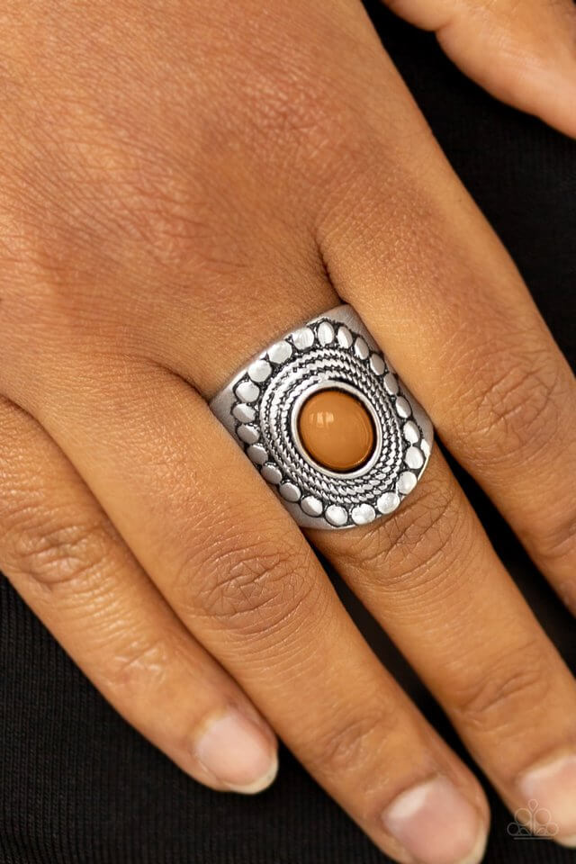 Paparazzi Accessories ❋ZEN To One - Brown Ring❋ Flat Rate Ship $4.50❋ - Image #2