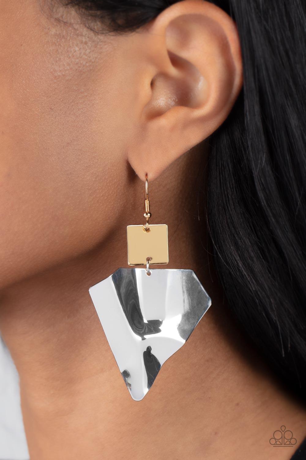 Paparazzi Accessories ❋Deceivingly Deco - Multi Earrings❋ Flat Rate Ship $4.50❋ - Image #2