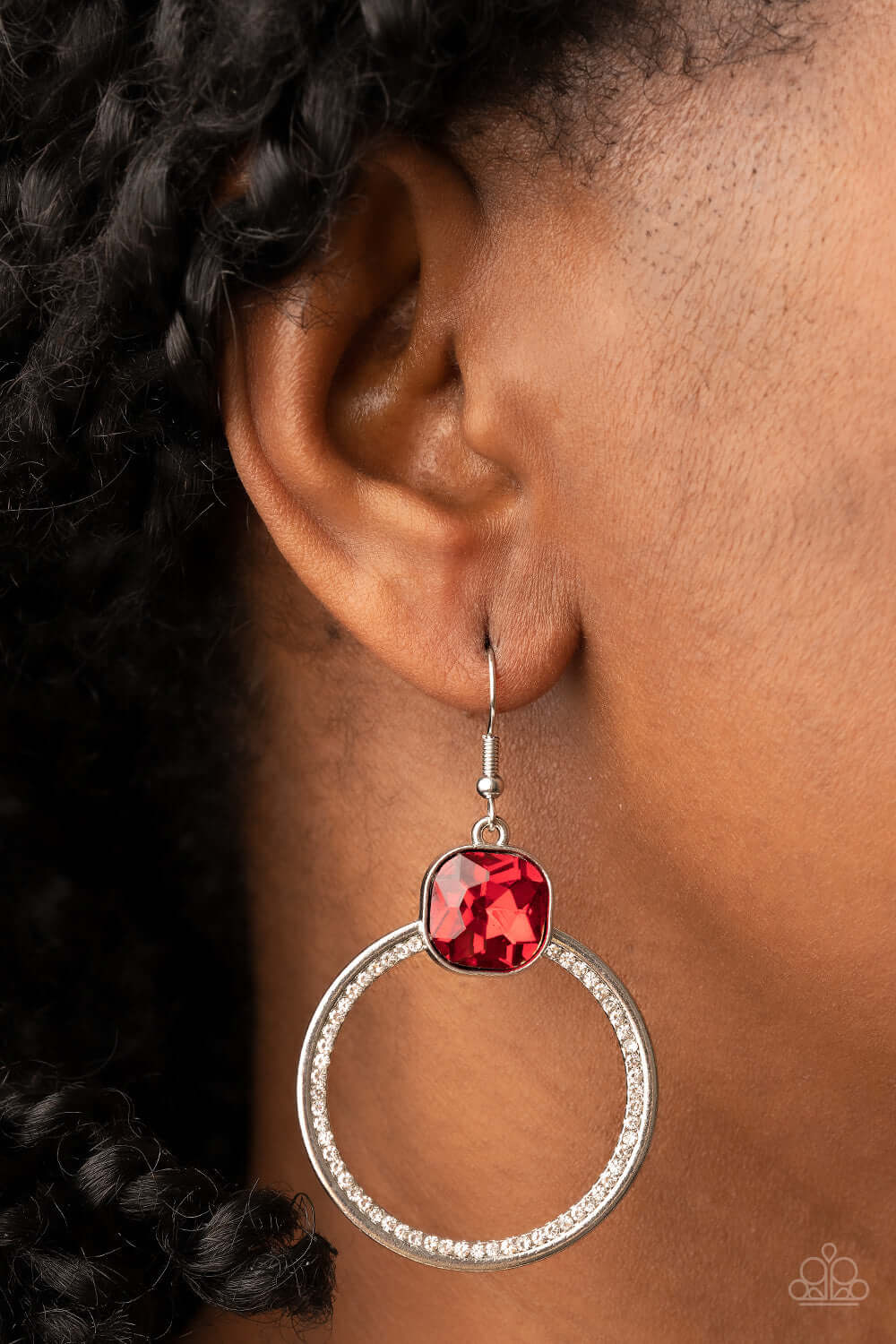 Paparazzi Accessories ❋Cheers to Happily Ever After - Red Earrings❋ Flat Rate Ship $4.50❋ - Image #2