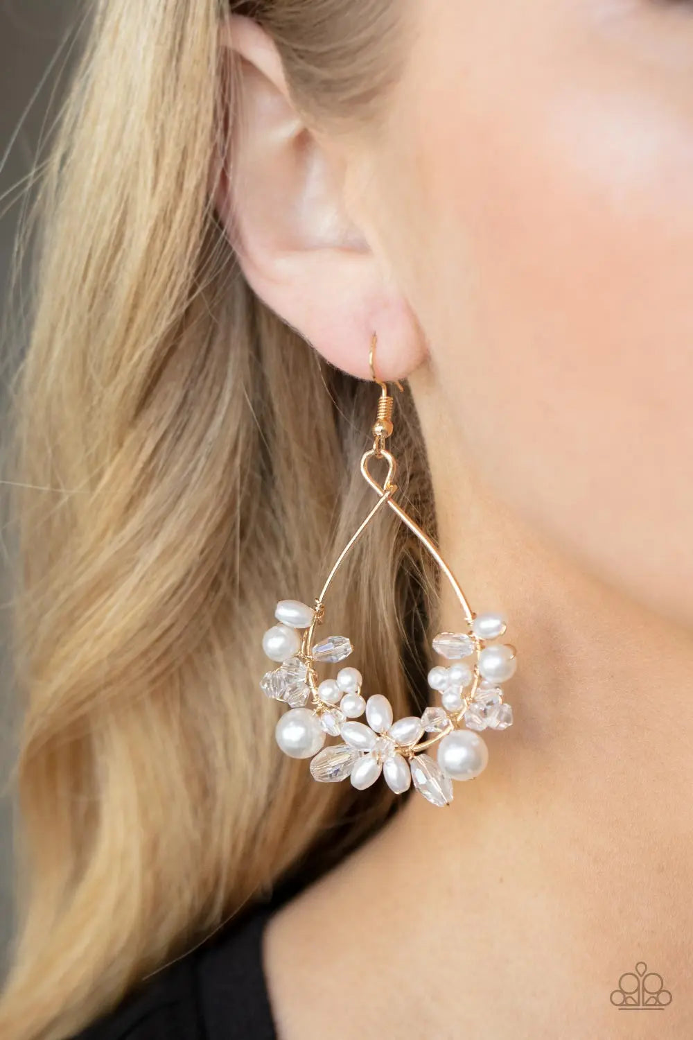 Paparazzi Accessories ❋Marina Banquet - Gold Earrings❋ Flat Rate Ship $4.50❋ - Image #2