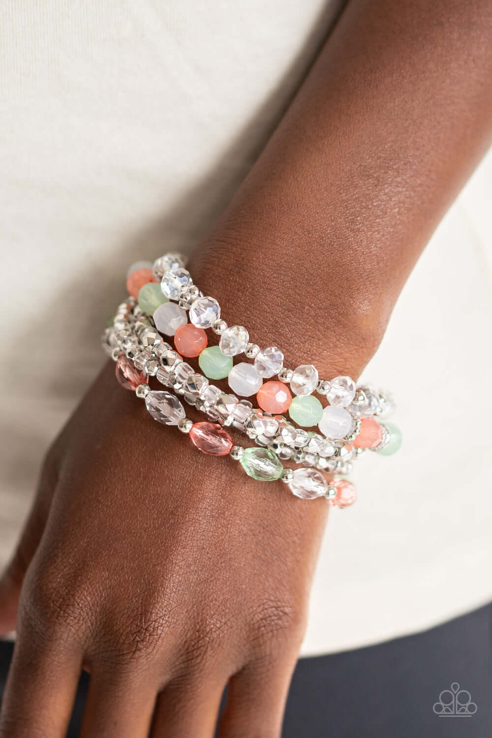 Paparazzi Accessories ✽ Crystal Collage - Multi Bracelet✽Flat Rate Ship $4.50✽ - Image #2