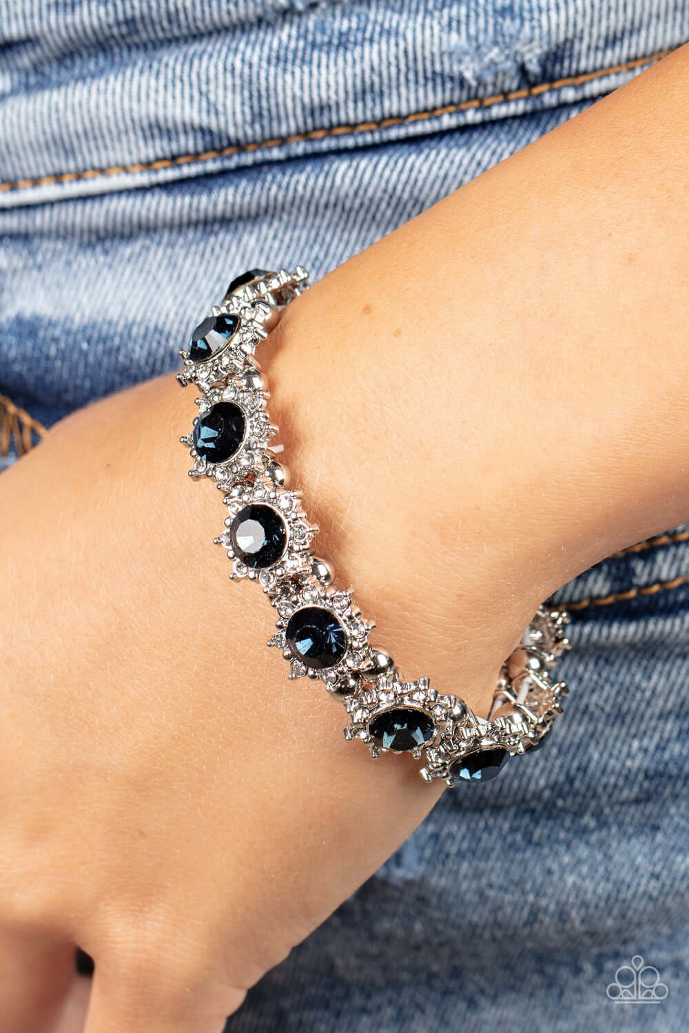 Paparazzi Accessories ❋Prismatic Palace - Blue Bracelet❋ Flat Rate Ship $4.50❋ - Image #2