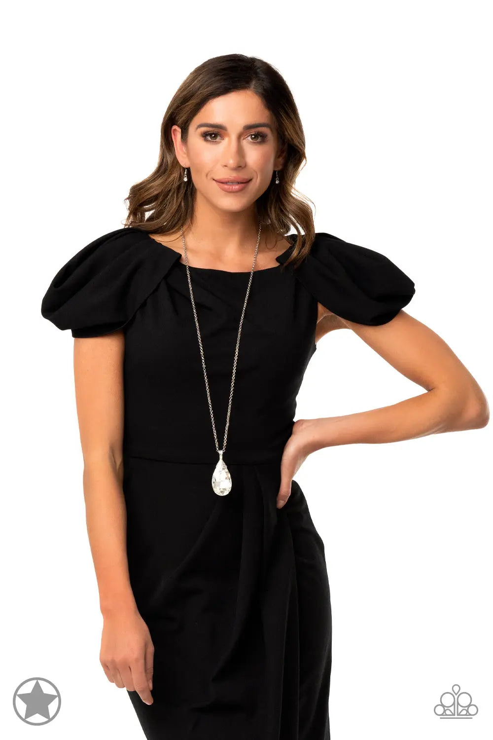 Paparazzi Accessories ✽ Spellbinding Sparkle - White Necklace✽Flat Rate Ship $4.50✽ - Image #4