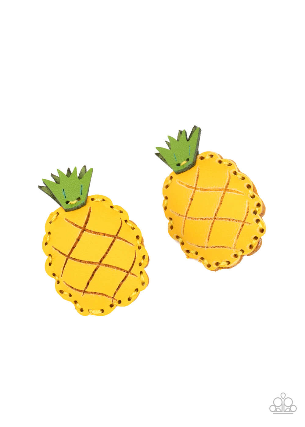 Paparazzi Accessories ✽ PINEAPPLE Of My Eye - Yellow Hair Clip✽Flat Rate Ship $4.50✽ - Image #2