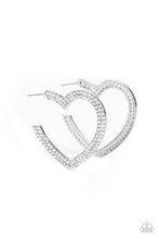 Load image into Gallery viewer, brought-to-you-by-blingflingbykat-amore-to-love-white-earrings-paparazzi-accessories-