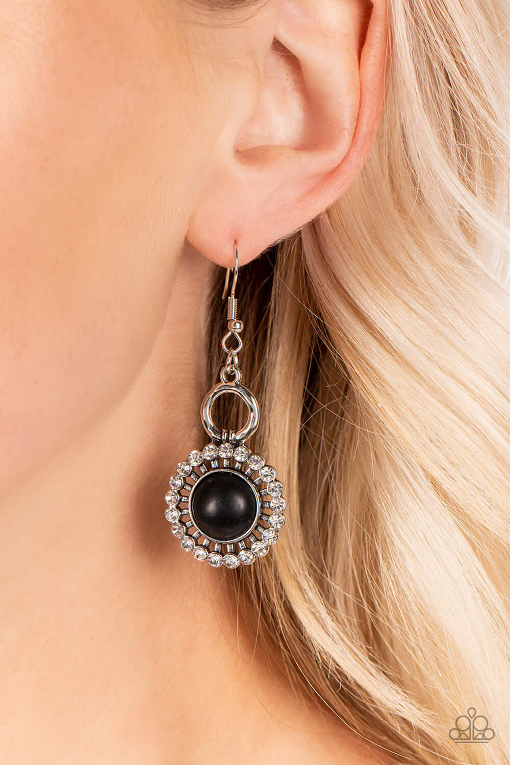 Paparazzi Accessories ❋Mojave Mogul - Black Earrings❋ Flat Rate Ship $4.50❋ - Image #2