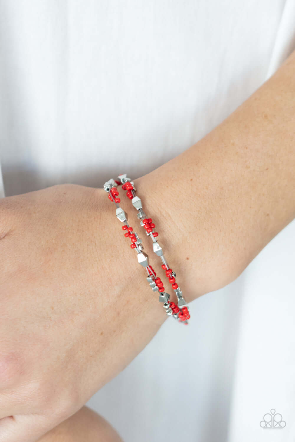 Paparazzi Accessories ❋Elite Explorer - Red Bracelet❋ Flat Rate Ship $4.50❋ - Image #2