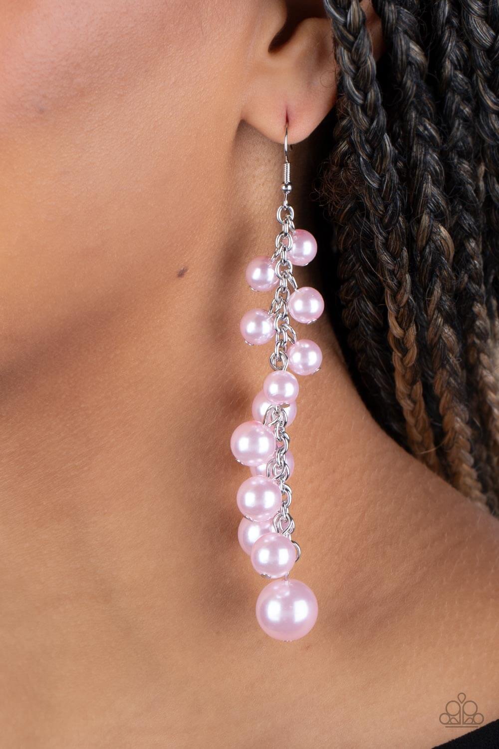 Paparazzi Accessories ❋Atlantic Affair - Pink Earrings❋ Flat Rate Ship $4.50❋ - Image #2