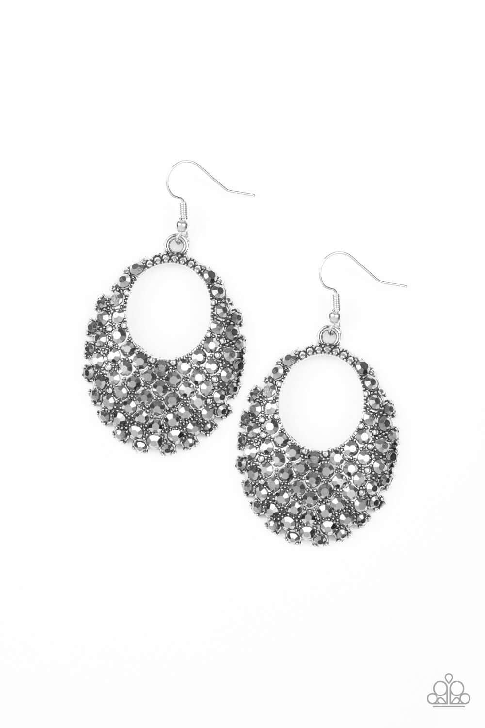 brought✽to✽you✽by✽blingflingbykat✽fierce-flash-silver-earrings✽paparazzi-accessories