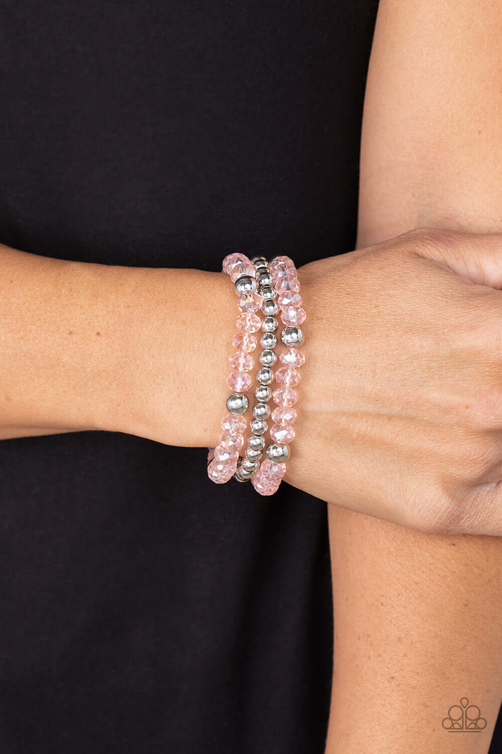 Paparazzi Accessories ❋Prismatic Perceptions - Pink Bracelet❋ Flat Rate Ship $4.50❋ - Image #2