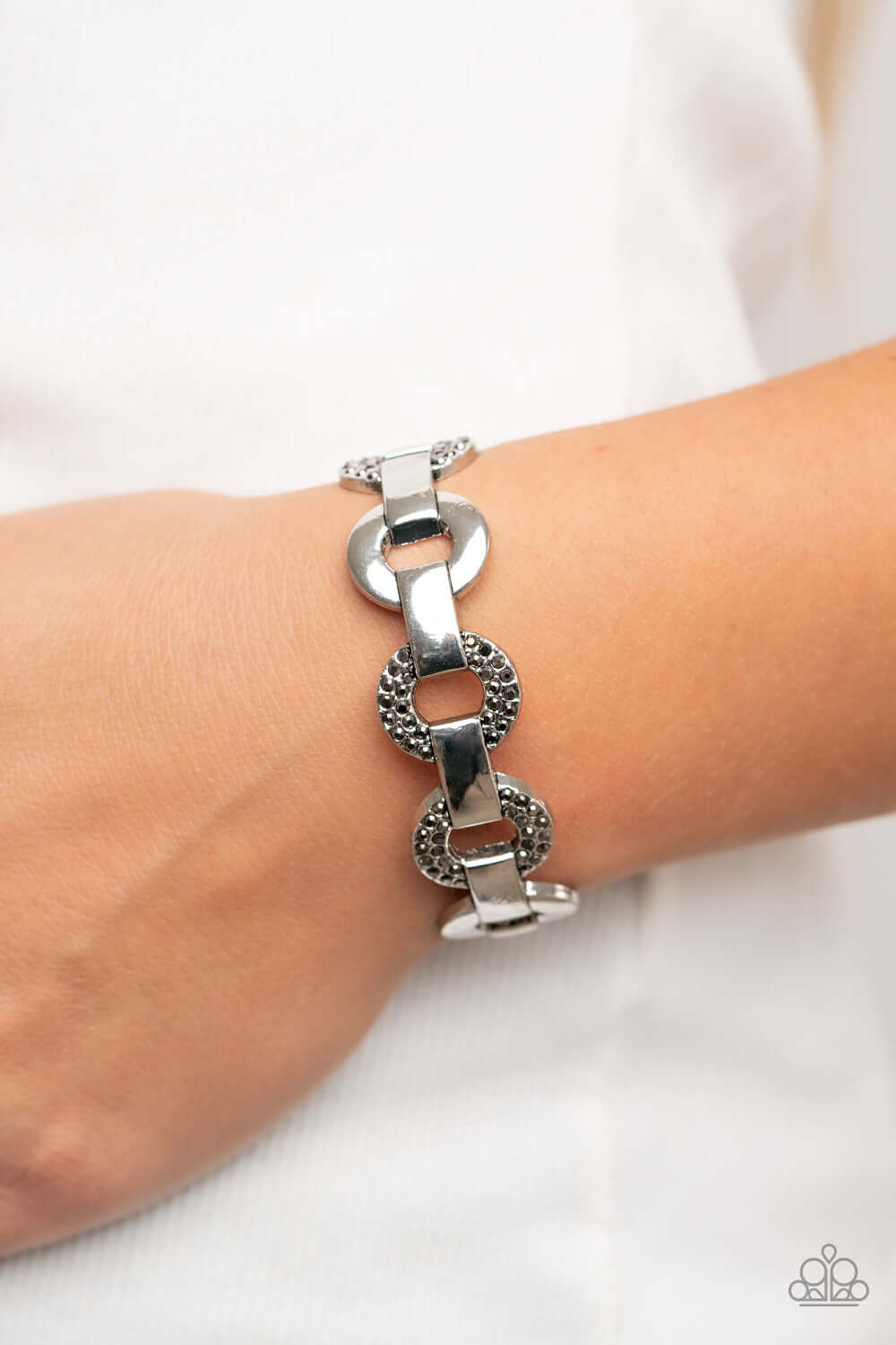 Paparazzi Accessories ❋Revolutionary Romantic - Silver Bracelet❋ Flat Rate Ship $4.50❋
