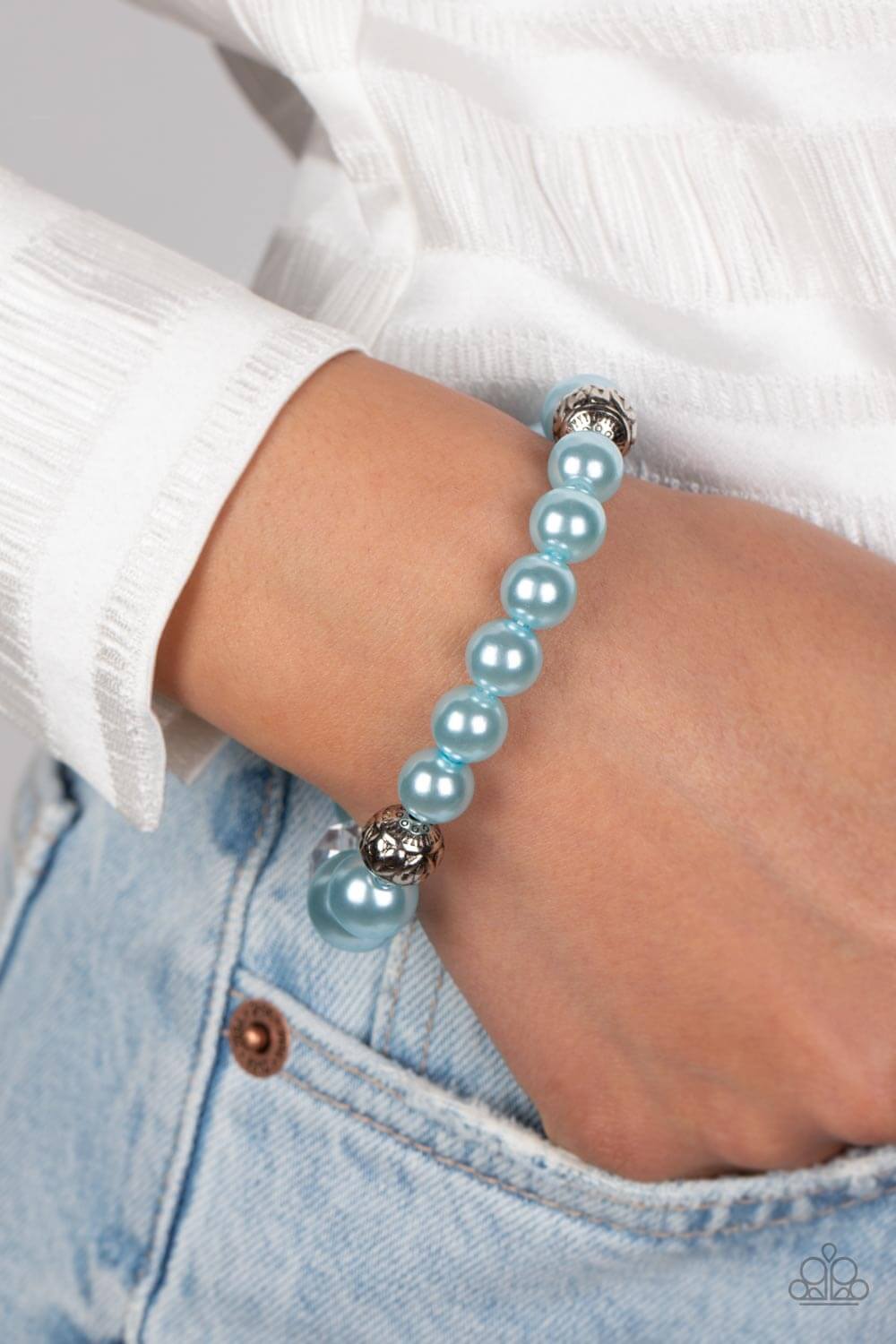 Paparazzi Accessories ❋Royal Reward - Blue Bracelet❋ Flat Rate Ship $4.50❋ - Image #2