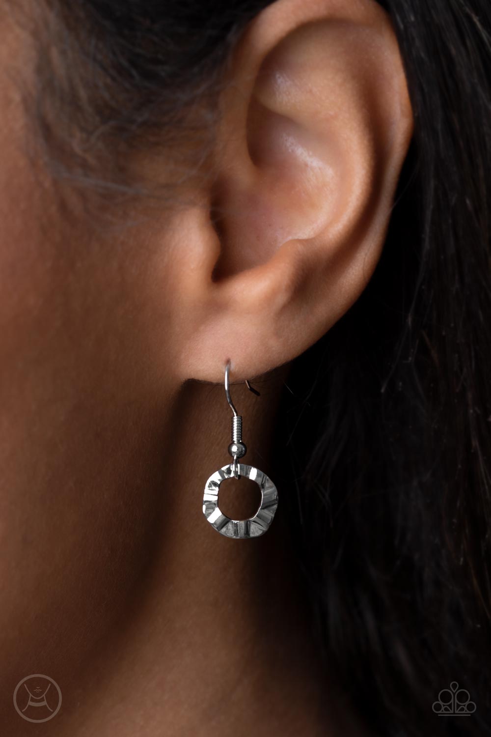 Paparazzi Accessories ❋Rebel Grit - Silver Necklace❋ Flat Rate Ship $4.50❋ - Image #4