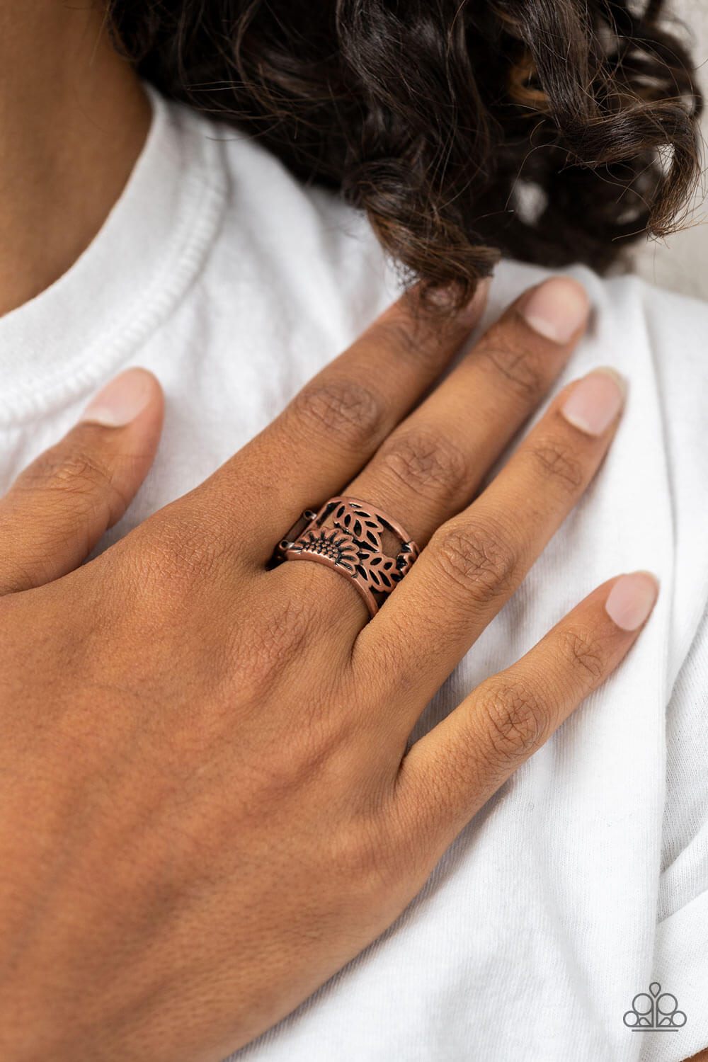 Paparazzi Accessories ❋Farmhouse Foliage - Copper Ring❋ Flat Rate Ship $4.50❋ - Image #2