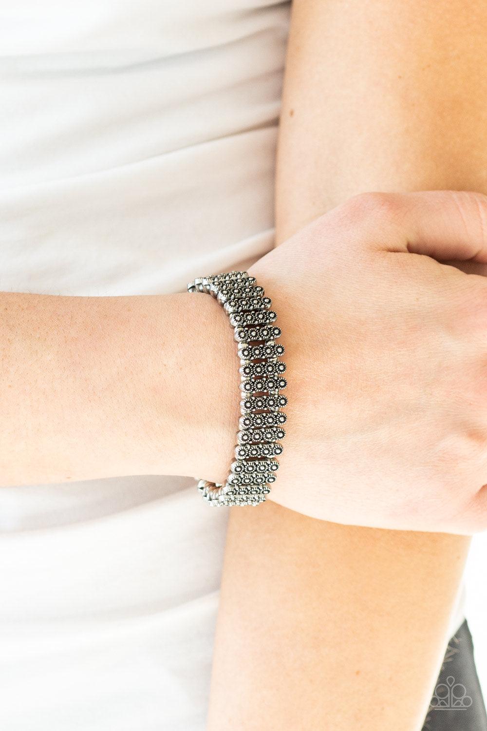 Paparazzi Accessories ✽ Rise With The Sun - Silver Bracelet✽Flat Rate Ship $4.50✽ - Image #2