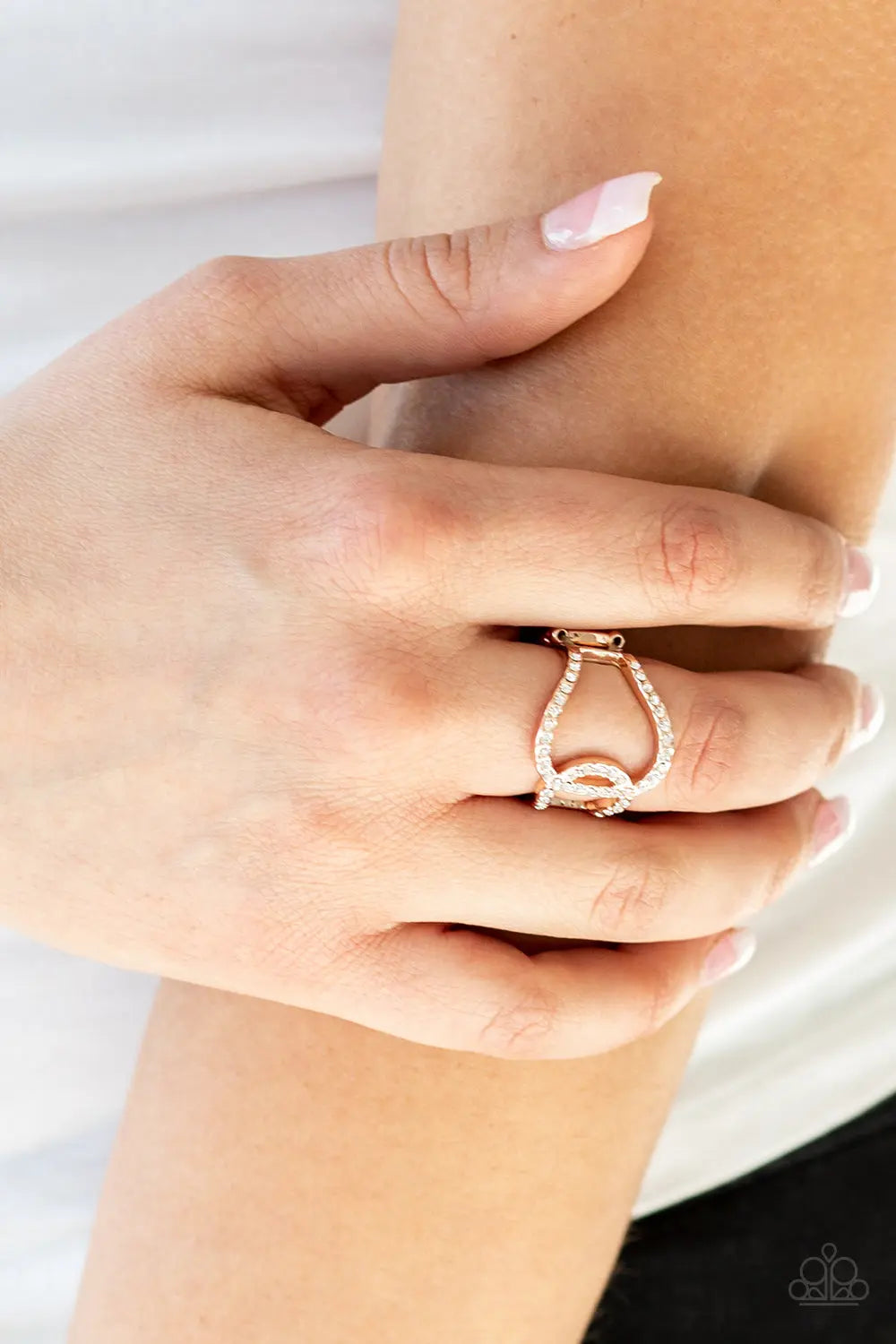 Paparazzi Accessories ✽ Radical Radiance - Rose Gold Ring✽Flat Rate Ship $4.50✽ - Image #2