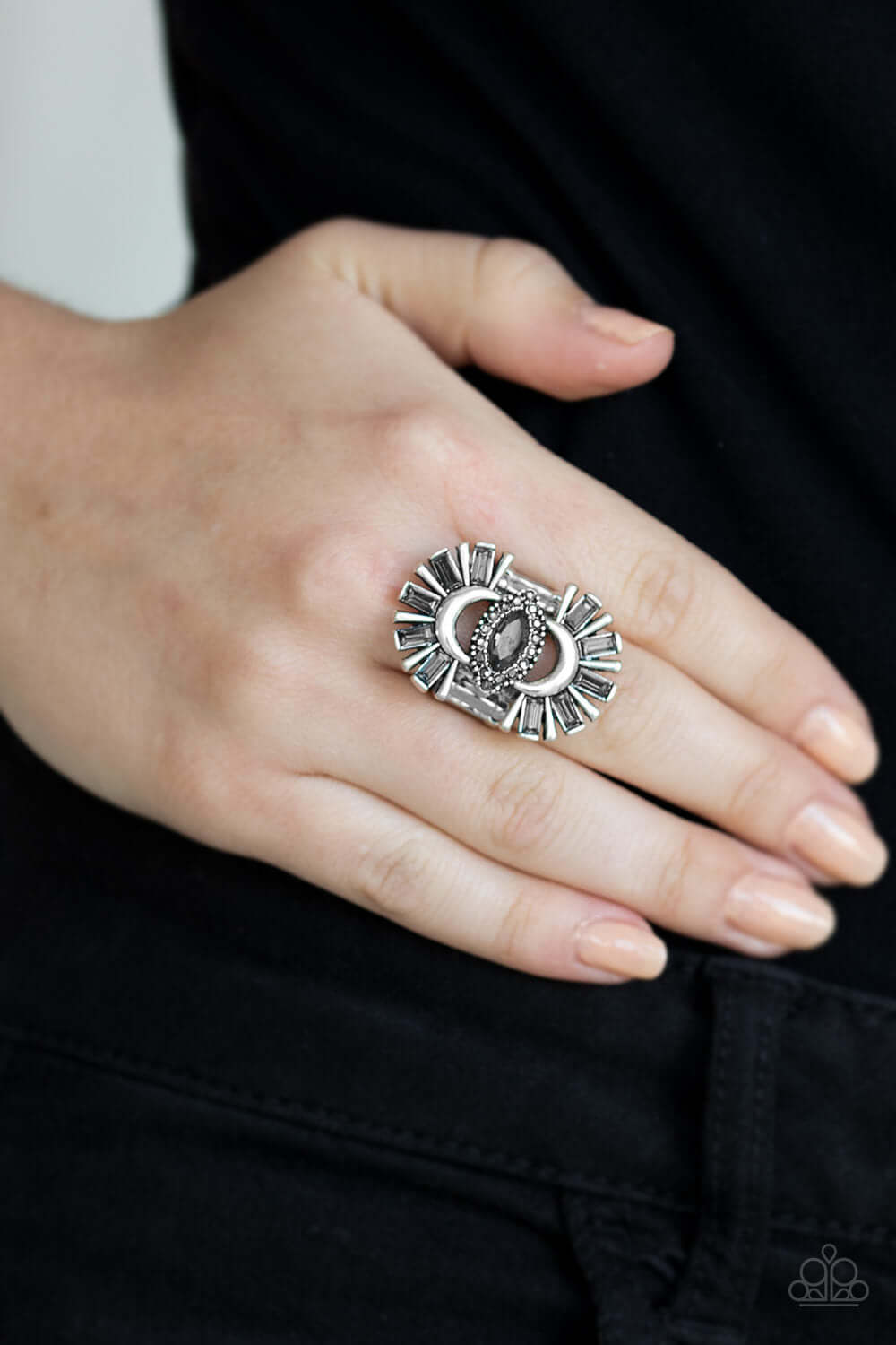 Paparazzi Accessories ✽ Deco Diva - Silver Ring✽Flat Rate Ship $4.50✽ - Image #2
