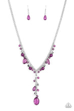 Load image into Gallery viewer, brought✽to✽you✽by✽blingflingbykat✽crystal-couture-purple-necklace✽paparazzi-accessories
