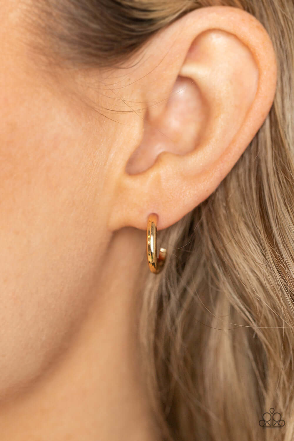 Paparazzi Accessories ❋Small-Scale Shimmer - Gold Earrings❋ Flat Rate Ship $4.50❋ - Image #2