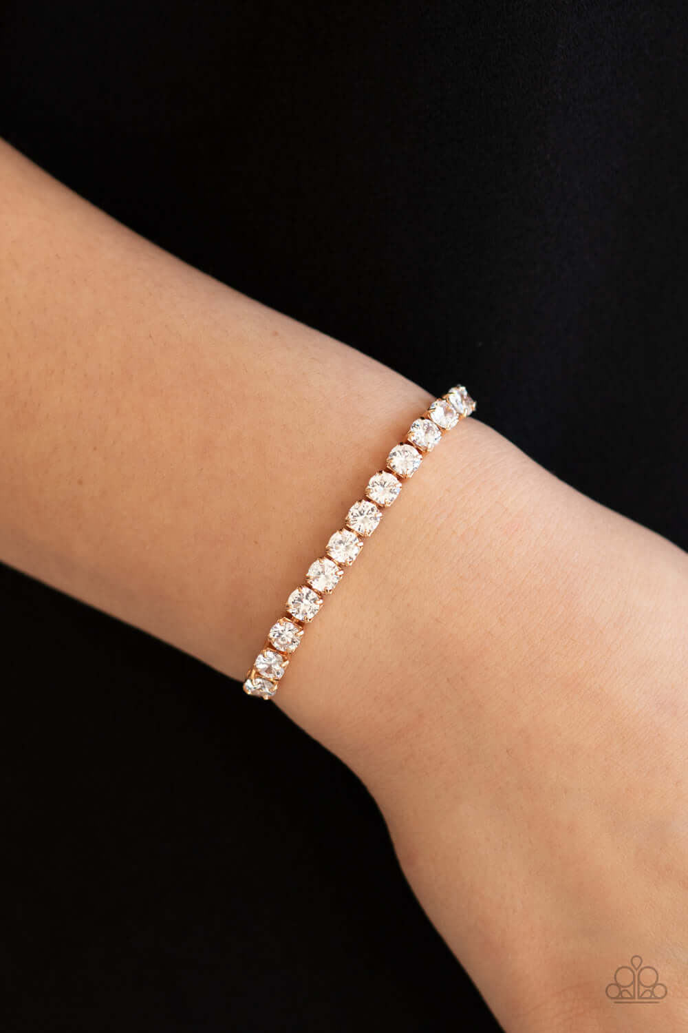 Paparazzi Accessories ✽Red Carpet Rival - Gold Bracelet✽Flat Rate Ship $4.50✽ - Image #2