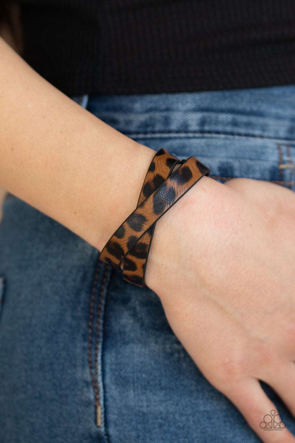 Paparazzi Accessories ✽ All GRRirl - Brown Bracelet✽Flat Rate Ship $4.50✽