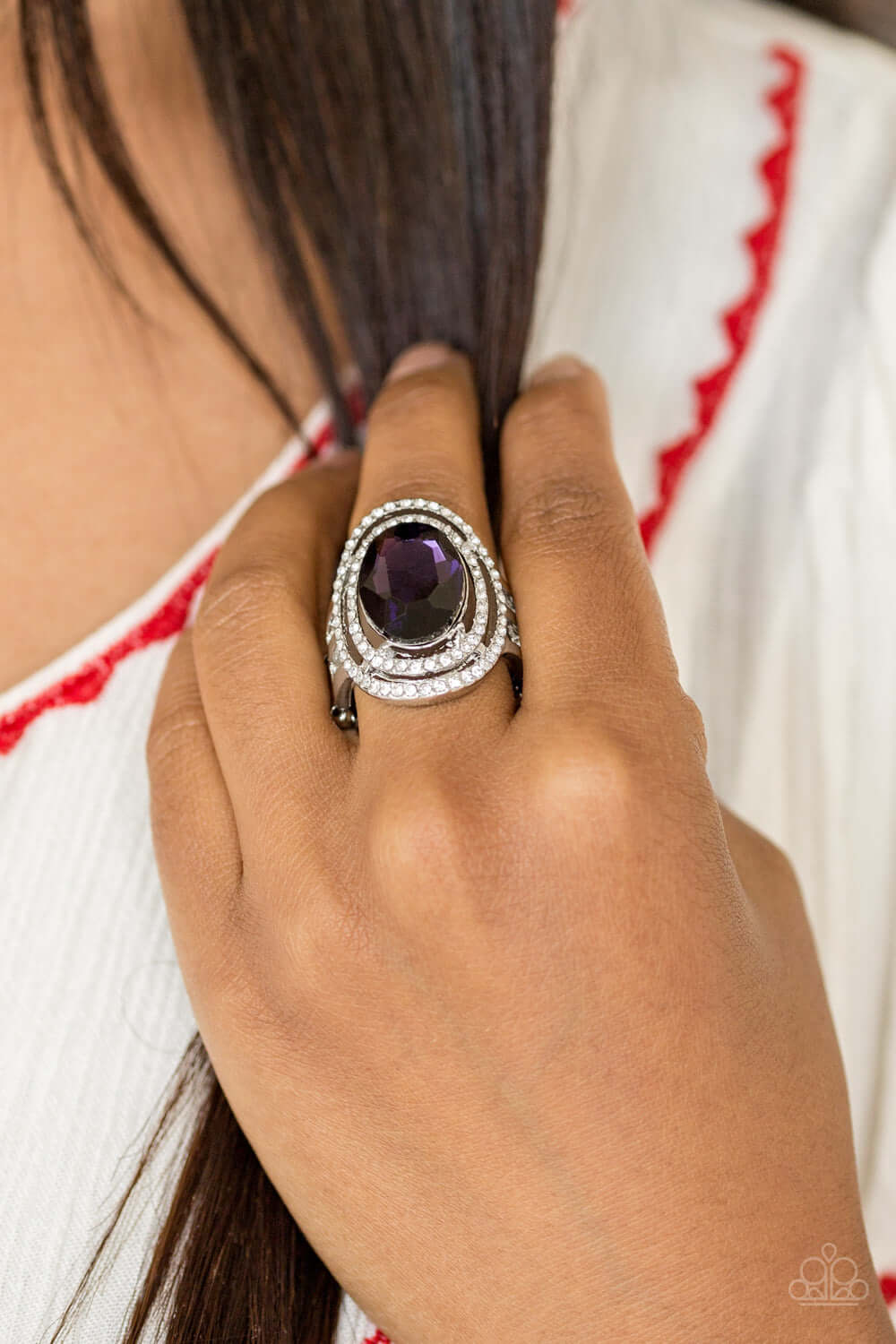Paparazzi Accessories ✽ Making History - Purple Ring✽Flat Rate Ship $4.50✽ - Image #2