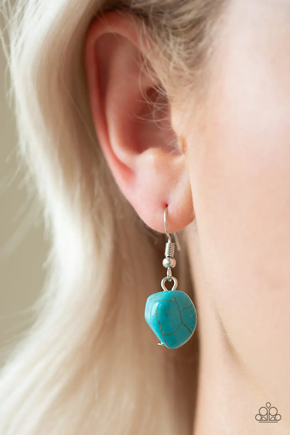 Paparazzi Accessories ✽ Stunningly Stone Age - Blue Necklace✽Flat Rate Ship $4.50✽ - Image #3