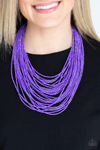 Load image into Gallery viewer, Paparazzi Accessories ✽ Rio Rainforest - Purple Necklace✽Flat Rate Ship $4.50✽
