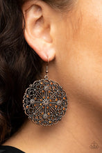 Load image into Gallery viewer, Paparazzi Accessories ✽ Oh MANDALA! - Copper Earrings✽Flat Rate Ship $4.50✽ - Image #2
