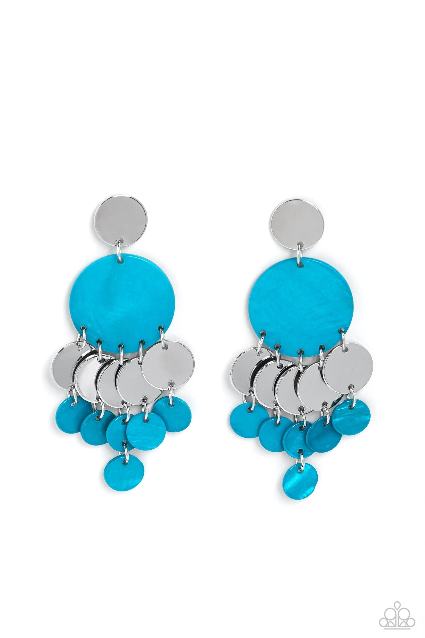brought-to-you-by-blingflingbykat-shell-of-the-ball-blue-post earrings-paparazzi-accessories-