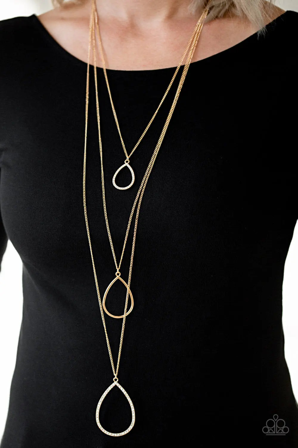 Paparazzi Accessories ✽ Make The World Sparkle - Gold Necklace✽Flat Rate Ship $4.50✽ - Image #2