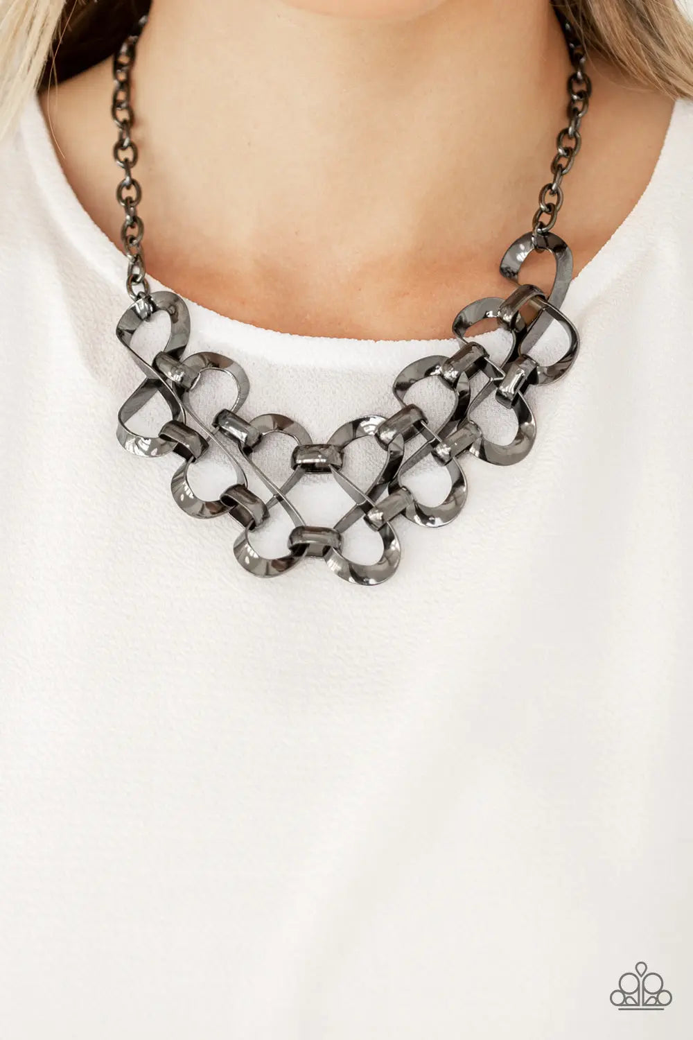 Paparazzi Accessories ✽ Work, Play, and Slay - Black Necklace✽Flat Rate Ship $4.50✽ - Image #2