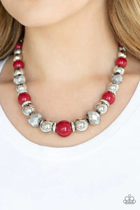 Paparazzi Accessories ❋Weekend Party - Red Necklace❋ Flat Rate Ship $4.50❋ - Image #2