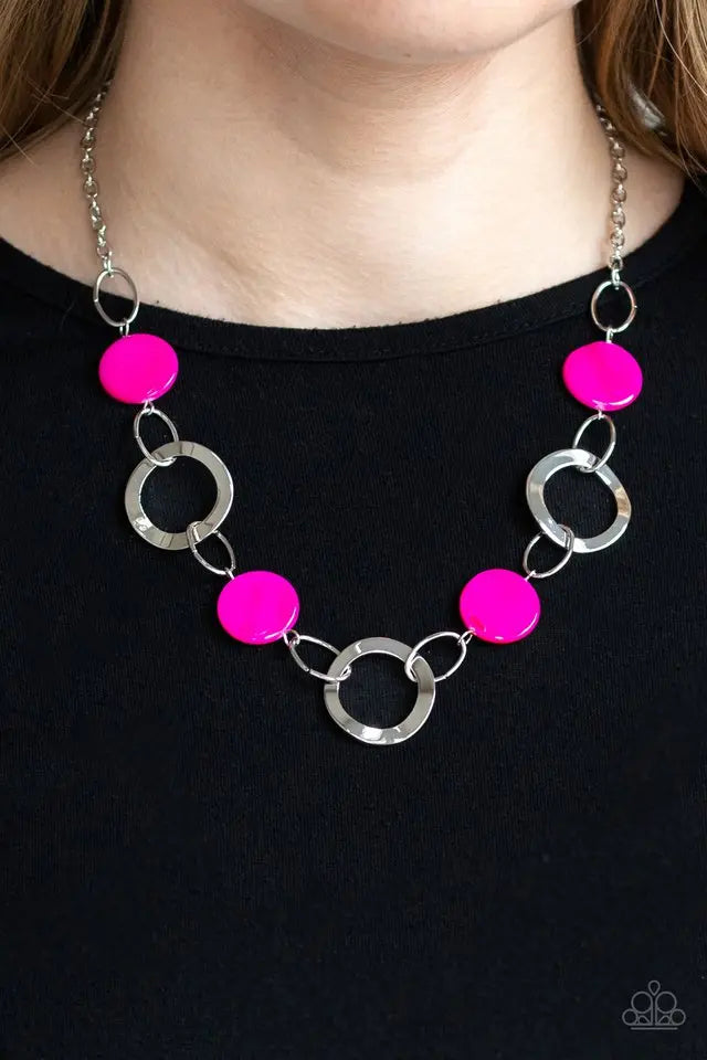 Paparazzi Accessories ❋Bermuda Bliss - Pink Necklace❋ Flat Rate Ship $4.50❋ - Image #2