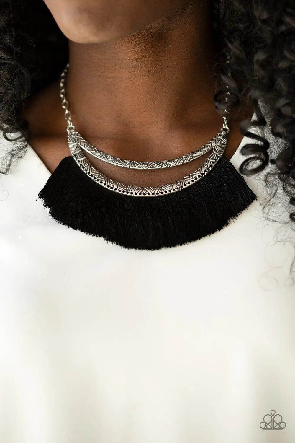 Paparazzi Accessories ✽ The MANE Event - Black Necklace✽Flat Rate Ship $4.50✽ - Image #2