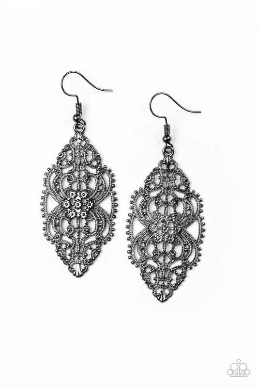 brought✽to✽you✽by✽blingflingbykat✽ornately-ornate-black-earrings✽paparazzi-accessories