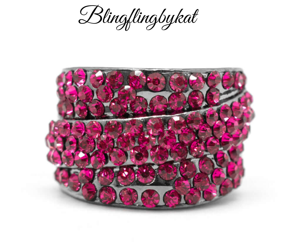 Paparazzi Accessories ✽ The Millionaires Club - Pink Ring✽Flat Rate Ship $4.50✽ - Image #2