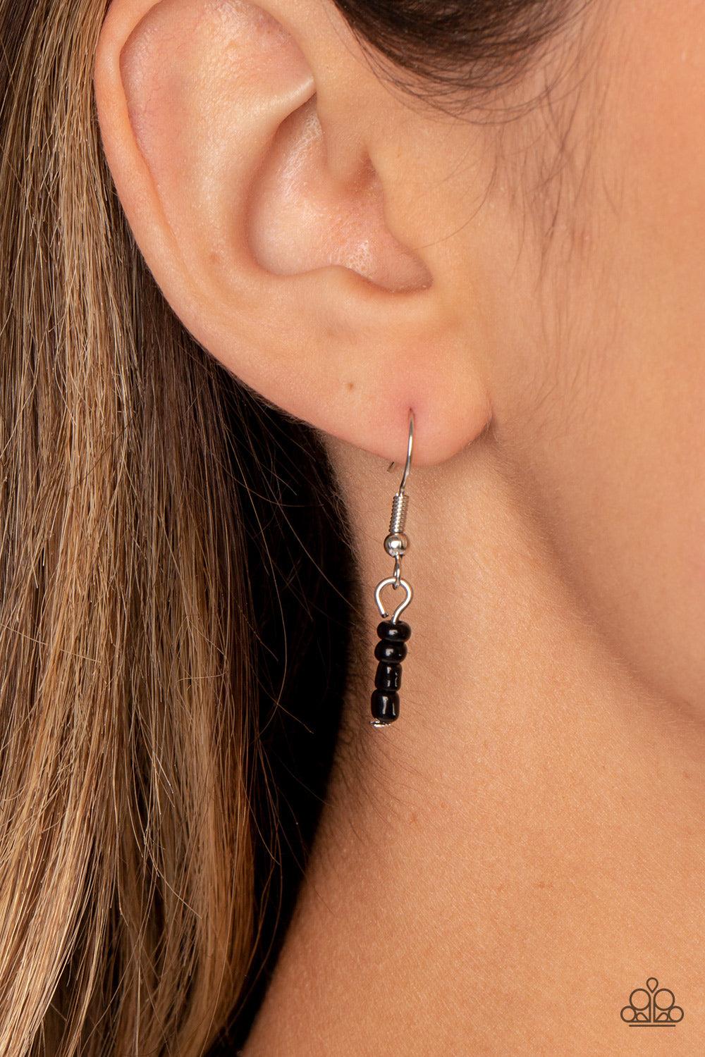 Paparazzi Accessories ❋Bold Buds - Black Necklace❋ Flat Rate Ship $4.50❋ - Image #3