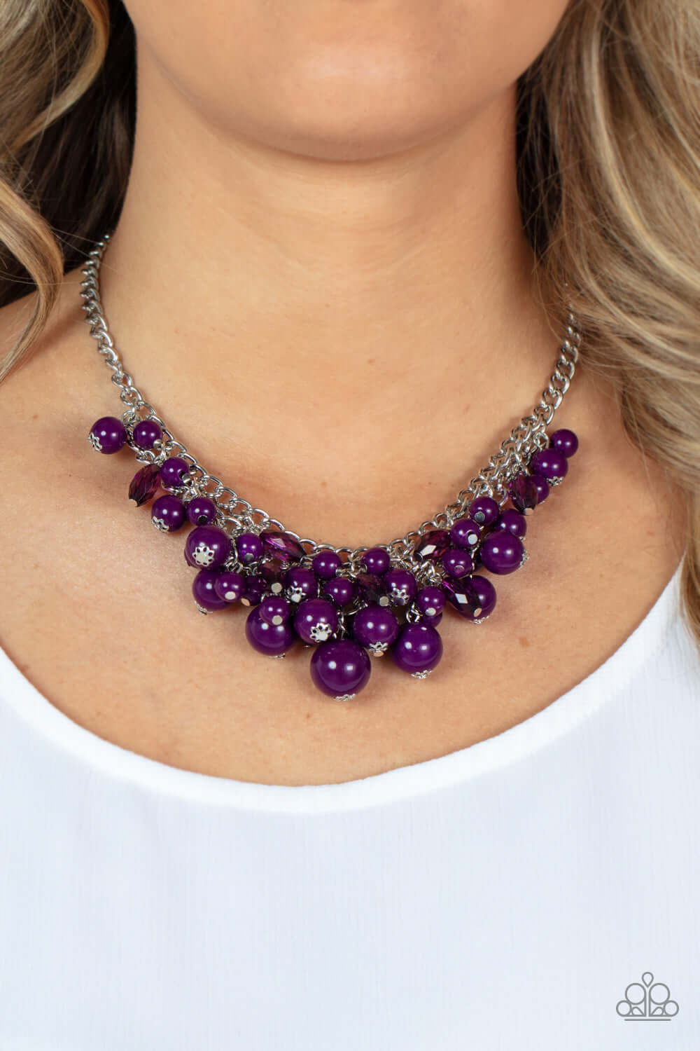 Paparazzi Accessories ❋Broadway Bustle - Purple Necklace❋ Flat Rate Ship $4.50❋ - Image #2