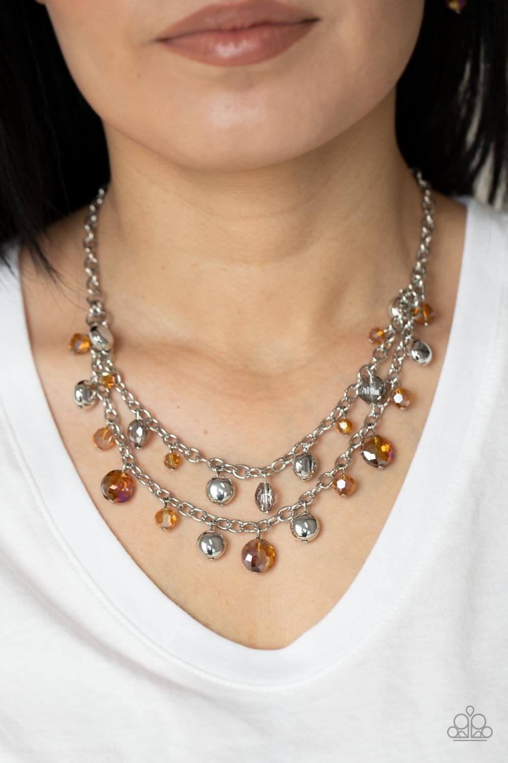 Paparazzi Accessories ✽Ethereally Ensconced - Brown Necklace✽Flat Rate Ship $4.50✽ - Image #2