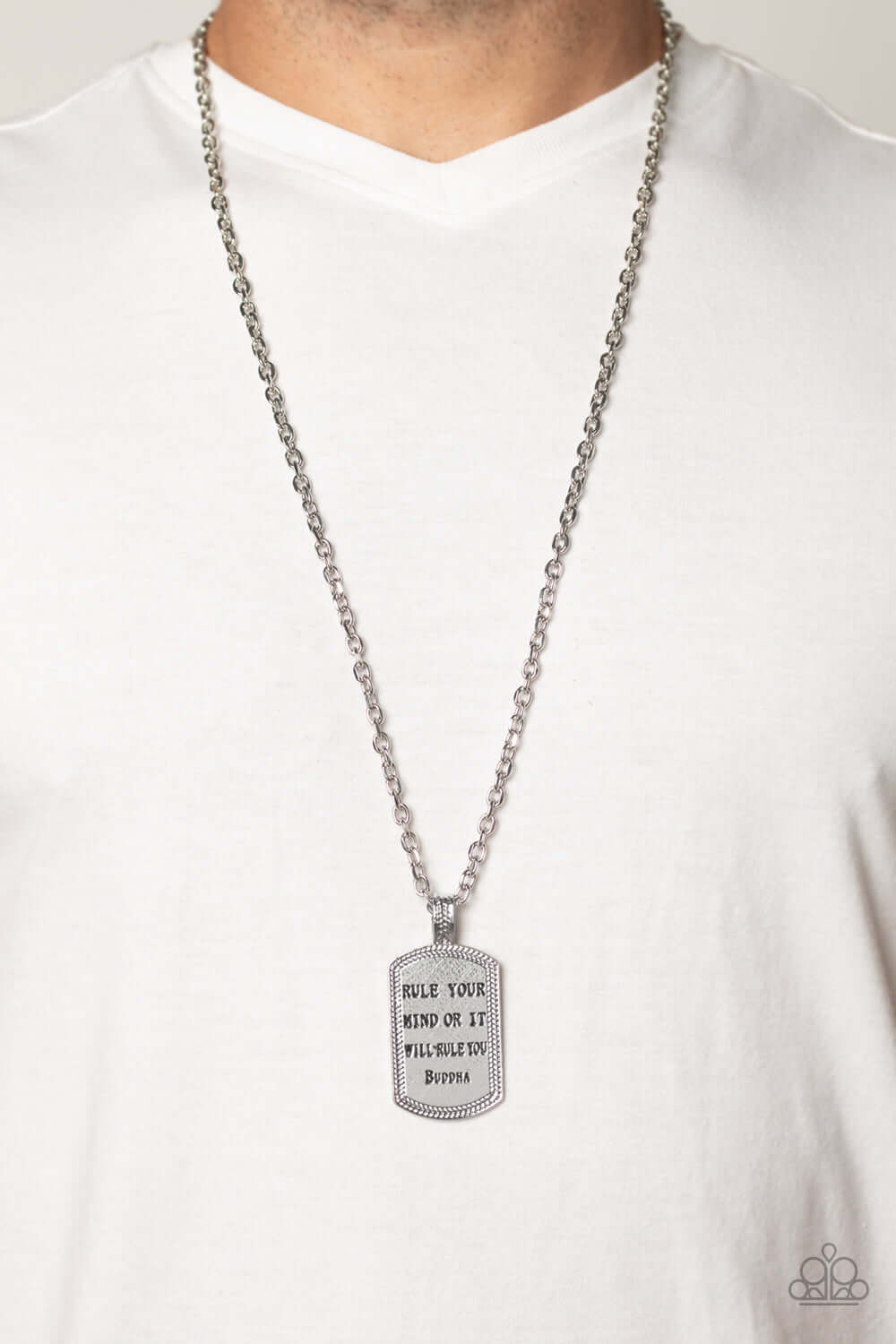 Paparazzi Accessories ❋Empire State of Mind - Silver Mens Necklace❋ Flat Rate Ship $4.50❋ - Image #2