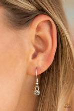 Load image into Gallery viewer, Paparazzi Accessories ✽ Flirtatiously Flashy - Silver Heart Necklace ✽Flat Rate Ship $4.50✽
