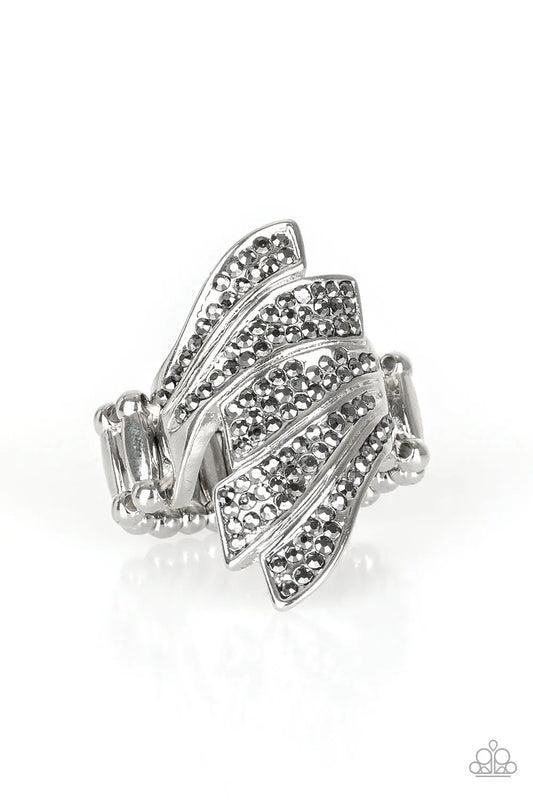 brought✽to✽you✽by✽blingflingbykat✽majestically-monte-carlo-silver-ring✽paparazzi-accessories