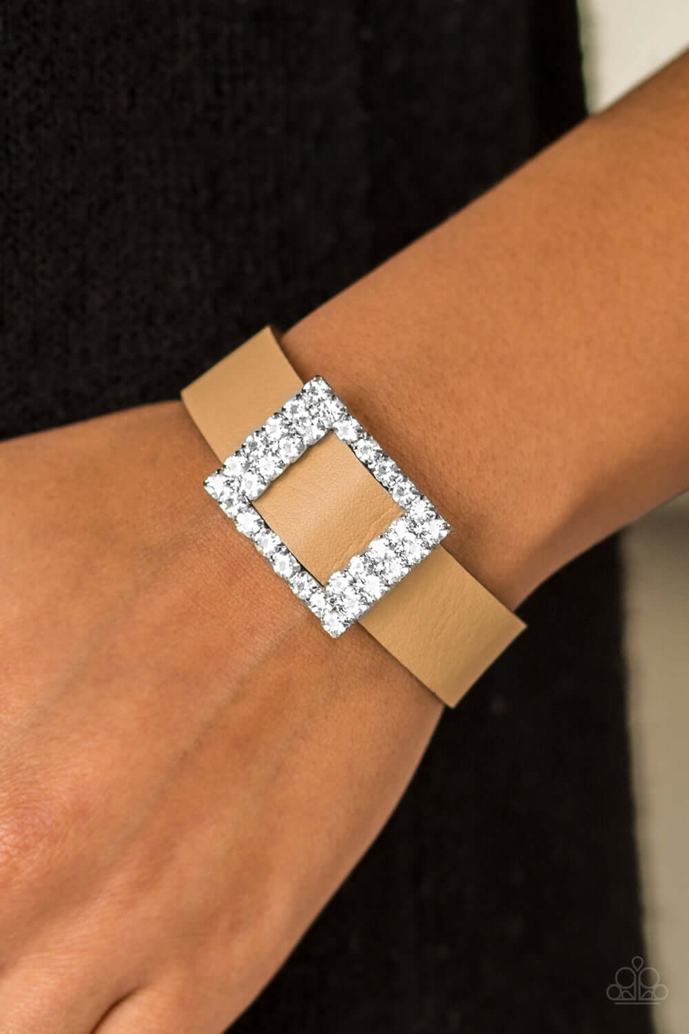 Paparazzi Accessories ✽ Diamond Diva - Brown Bracelet✽Flat Rate Ship $4.50✽ - Image #2