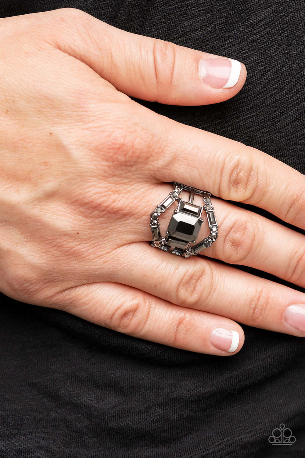 Paparazzi Accessories ❋Jazzy Jewels - Black Ring❋ Flat Rate Ship $4.50❋ - Image #2