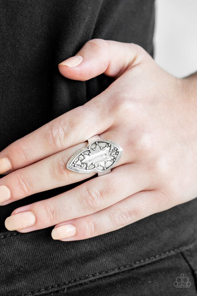 Paparazzi Accessories ❋Tribal Ware - Silver Ring❋ Flat Rate Ship $4.50❋ - Image #2