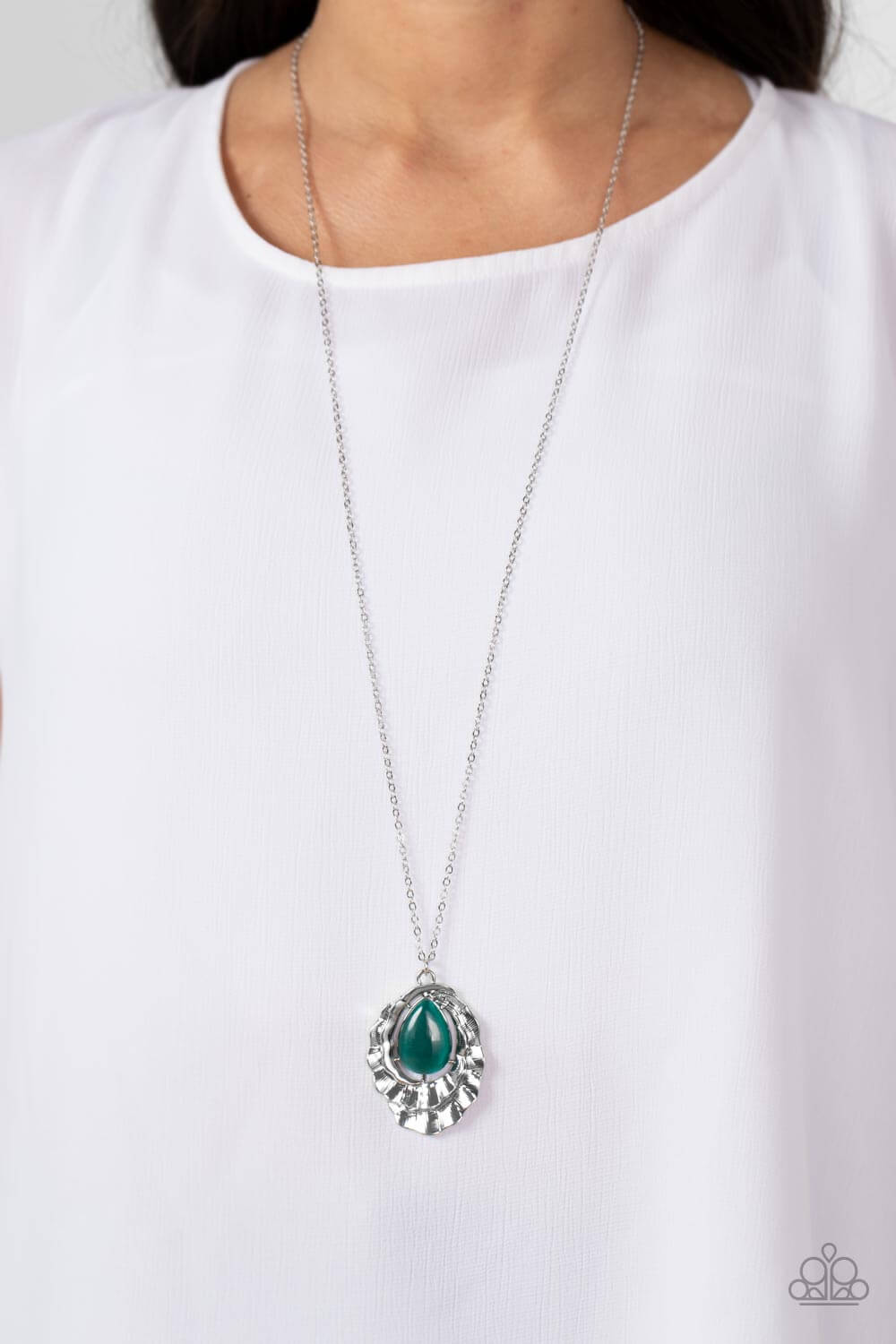 Paparazzi Accessories ❋Titanic Trinket - Green Necklace❋ Flat Rate Ship $4.50❋ - Image #2